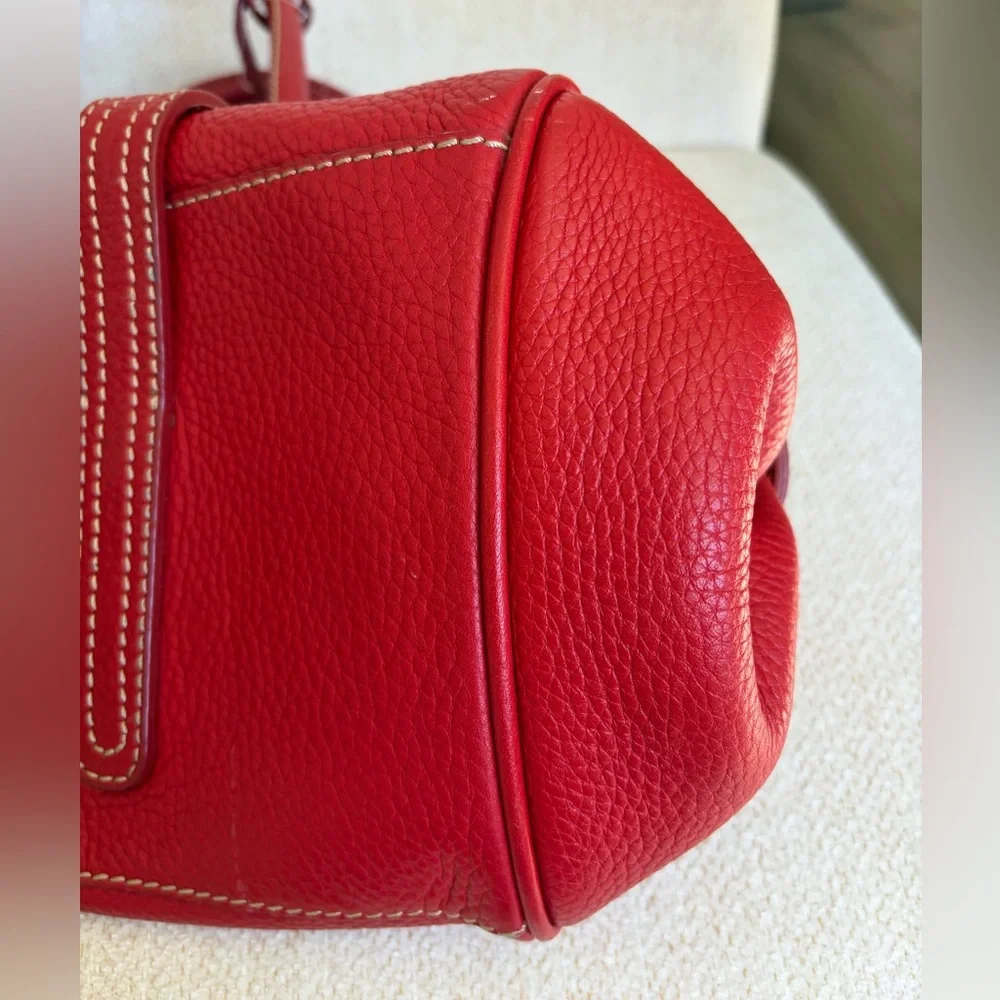 Luella Red Leather Tote Bag - Picture 8 of 9